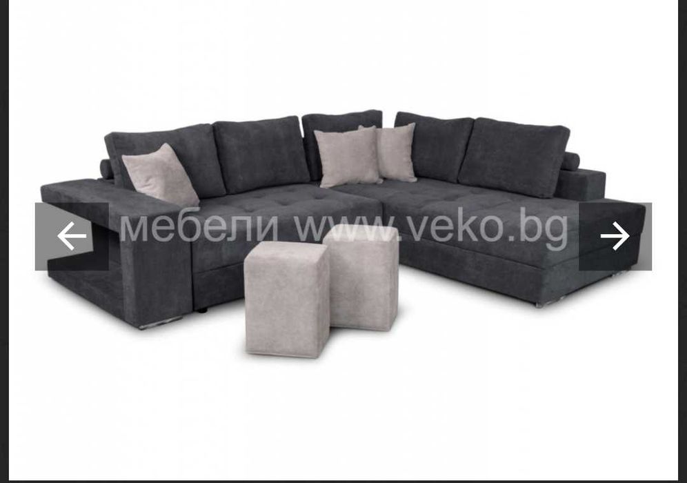 Ъглов диван Карина