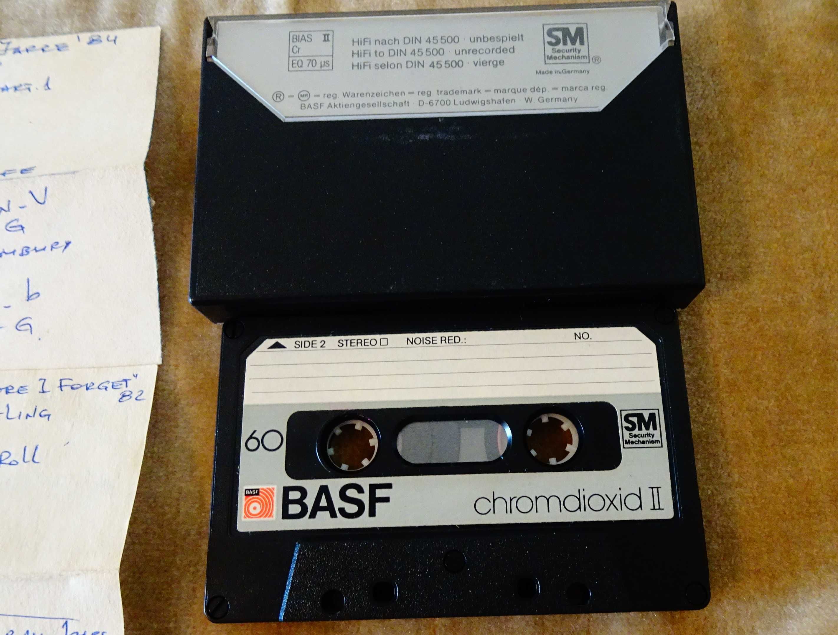 Аудиокасети BASF с Jean Michel Jarre и Jon Lord.