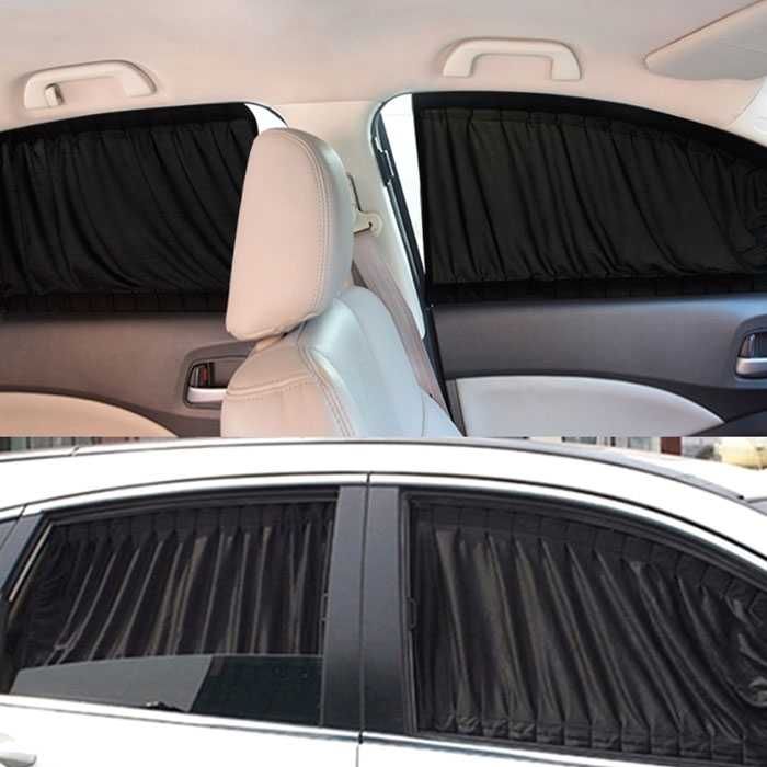 Перде странично 01 - 2бр к-т - черно или бежаво