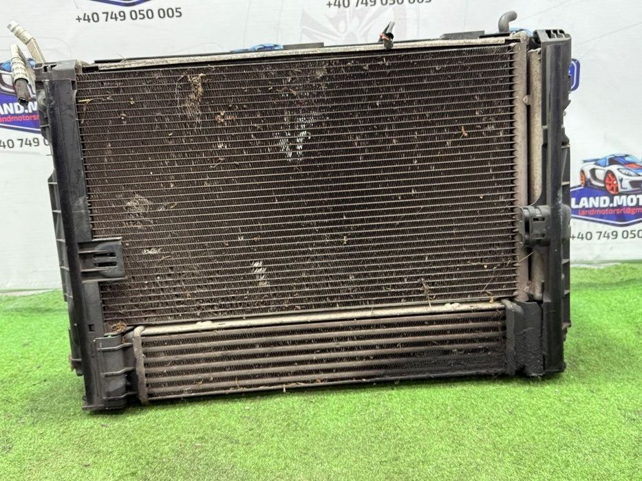 Caseta completa radiator apa clima ac ventilator 2009 bmw seria 1 e87 lci 2.0 diesel 118d