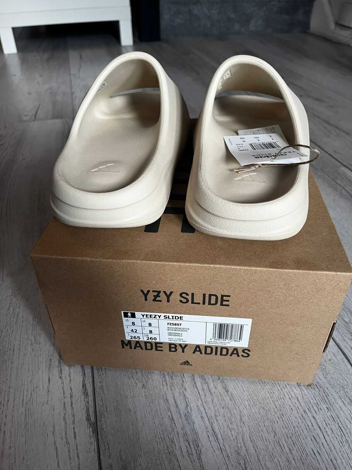 Yeezy Slides Bone Bej Livrare Cu Verificare Unisex Premium