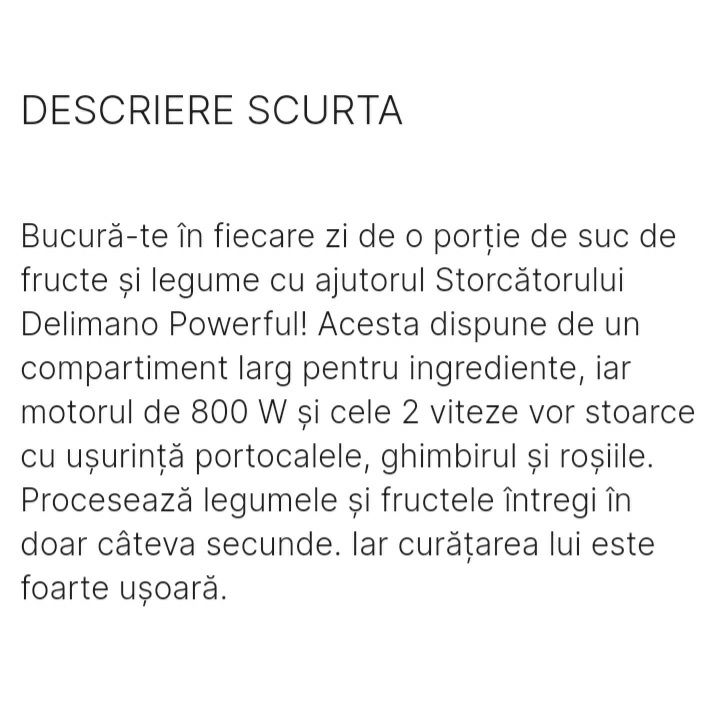 Storcator Delimano Powerful