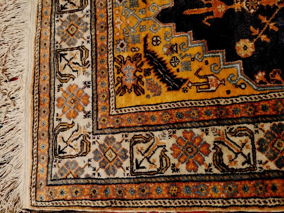 Covor oriental turcesc - matase pe bumbac - Kayseri, Anatolia