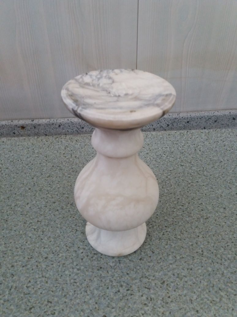 Вазочка мраморная ваза белый мрамор