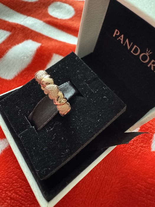 Pandora пръстен розово злато