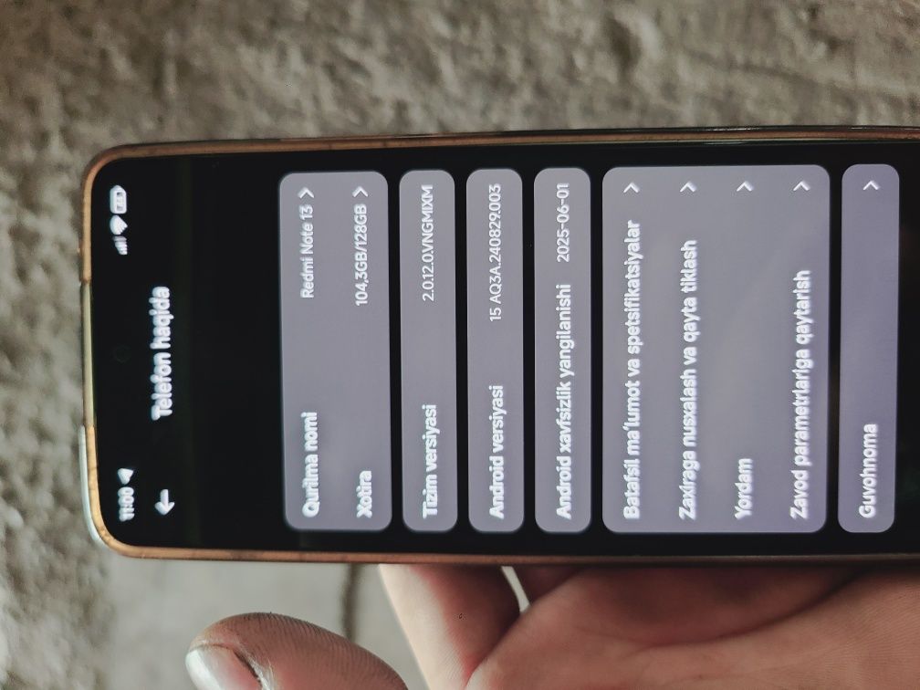 Redmi not 13 idial