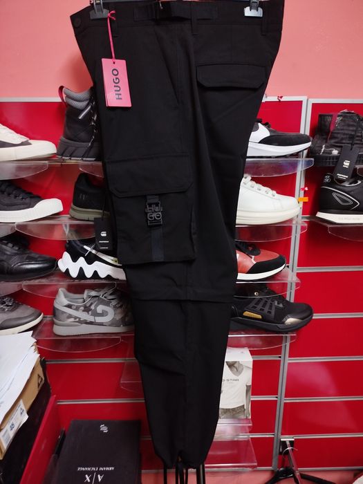 Оригинален карго панталон Hugo Boss Germo M , L нов мъжки черен