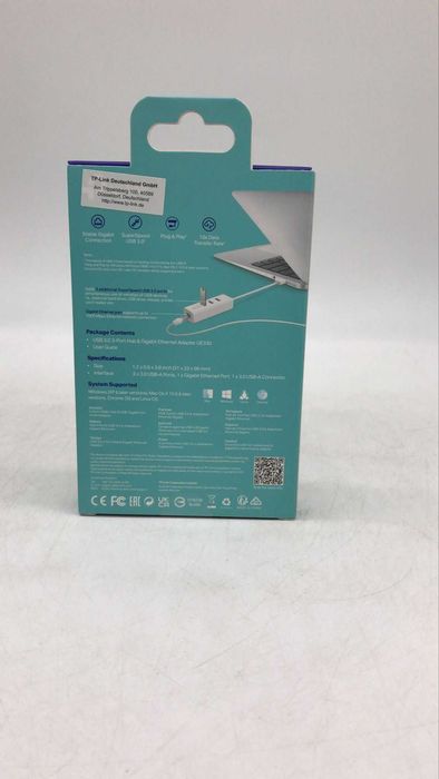 Adaptor TP-Link USB 3.0 la Ethernet, Hub USB portabil
