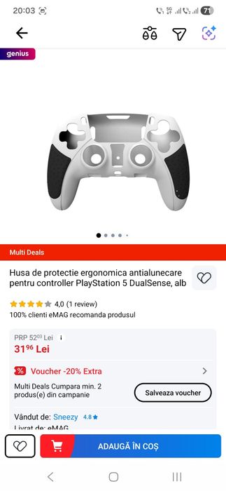 2 Silicoane manete ps5