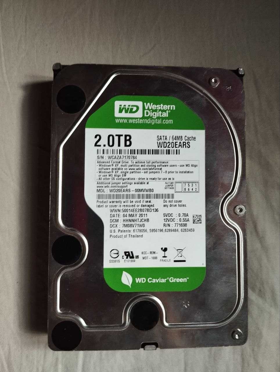 Жесткий диск WD 2 Tb