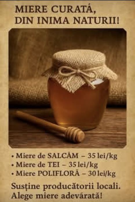 Miere curata din inima naturii