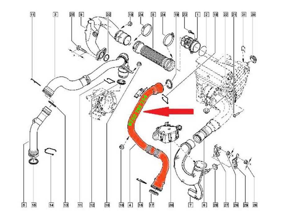 8200981498 Furtun Intercooler Megane 3 1.5 DCI