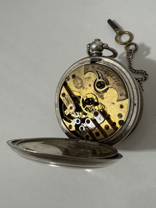 Rar! Ceas de buzunar Bilodes Serkisoff Constantinople, otoman. Argint