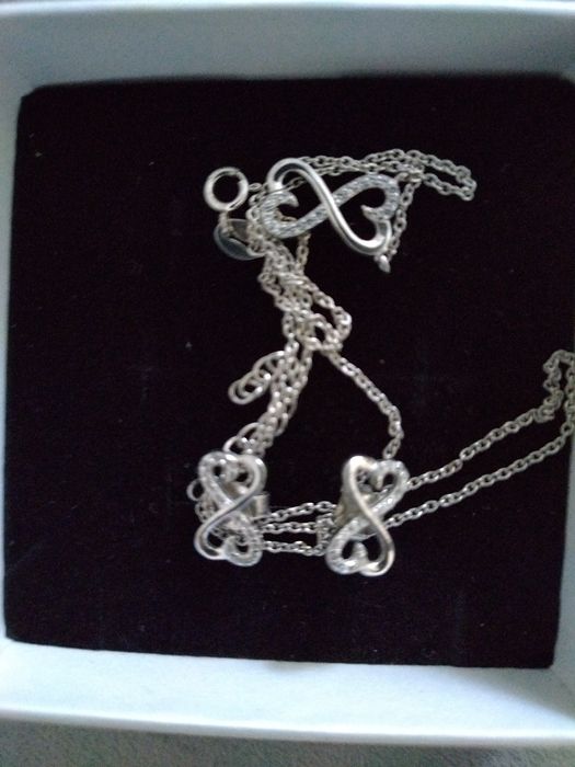 Set cercei, lănțișor, pandantiv argint