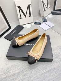 Balerini Chanel beige, 100 modele, pantofi Top