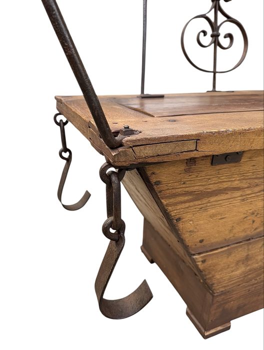 Bancheta taraneasca cu spatar si lavita