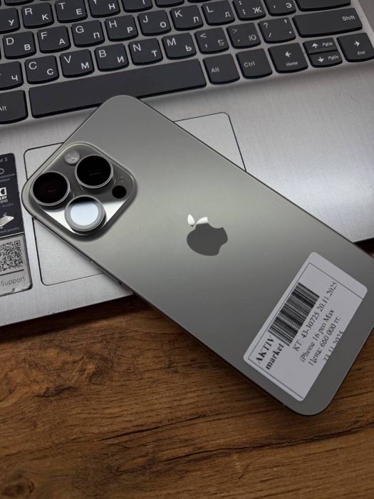iPhone 16 pro max  256GB/100%  от Актив Маркет Рассрочка 0-0-24