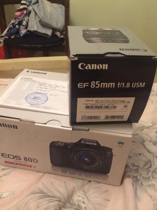 Фотоаппарат canon EOS 80D
