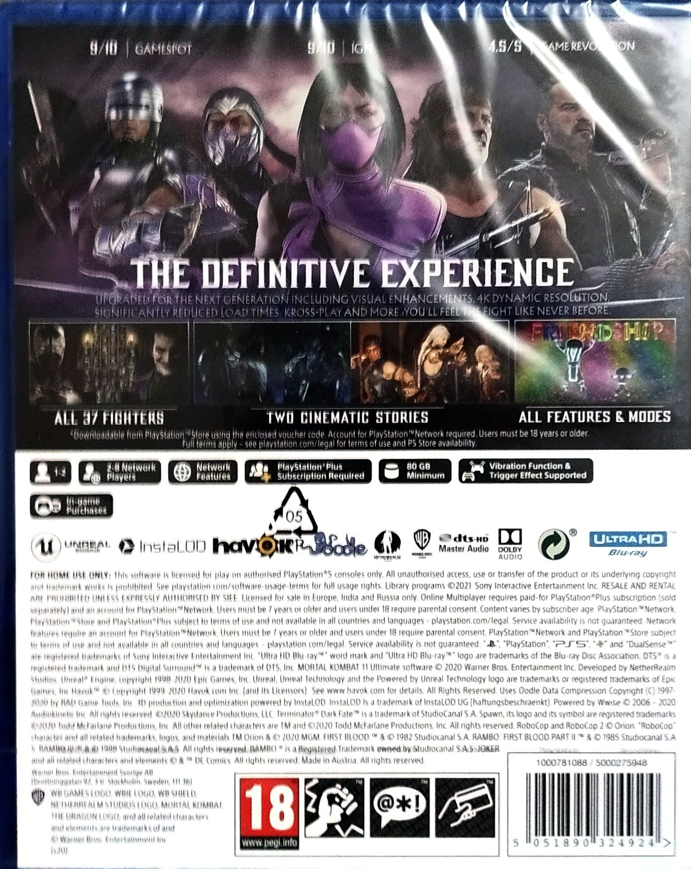 Mortal kombat 11 Ultimate (Мортал комбат) для Sony PlayStation 5 PS5