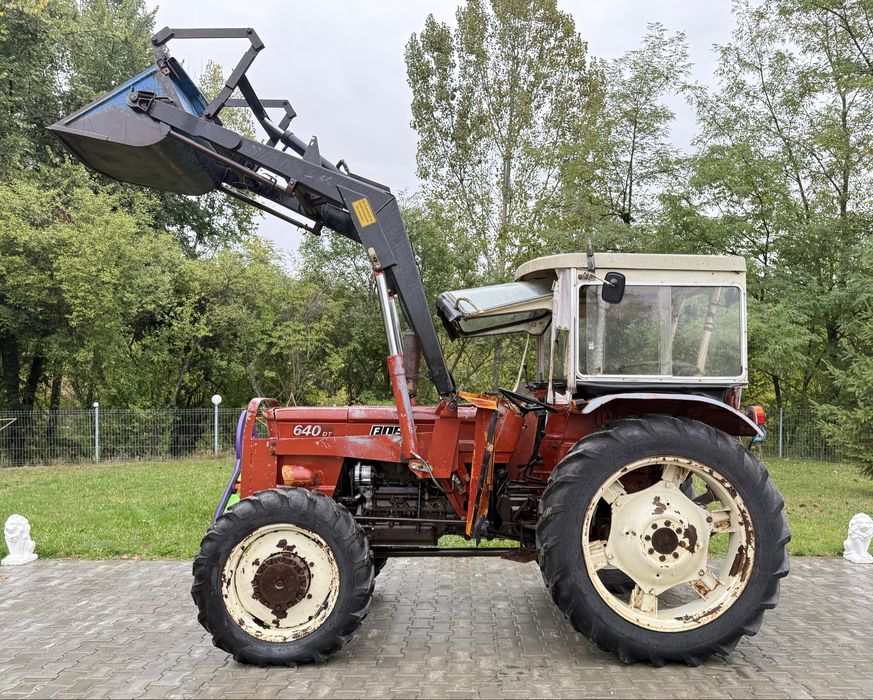 Tractor Fiat 640 DTC 4x4 central cu încărcător frontal, import recent
