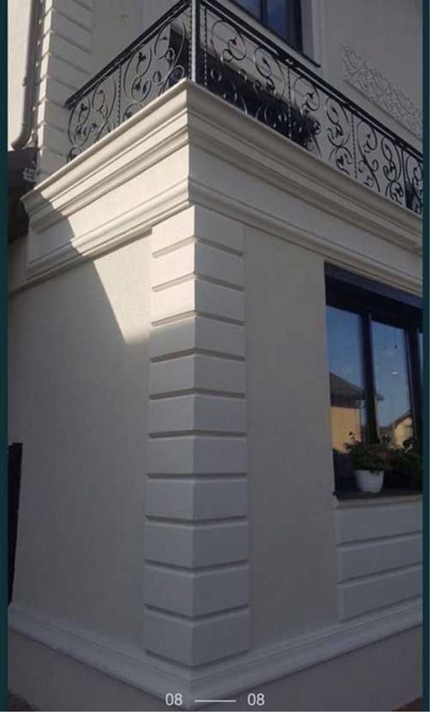 Coltare fatada polistiren profile decorative exterior