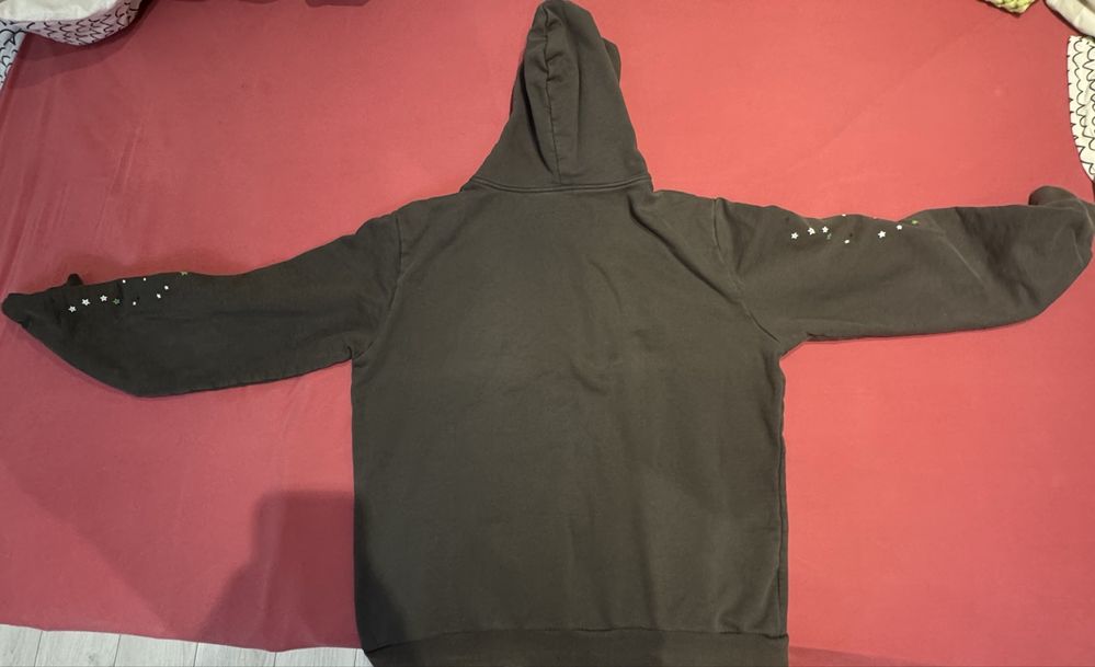 Sp5der hoodie slate gray