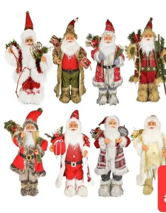 Дед мороз на новый год 30см