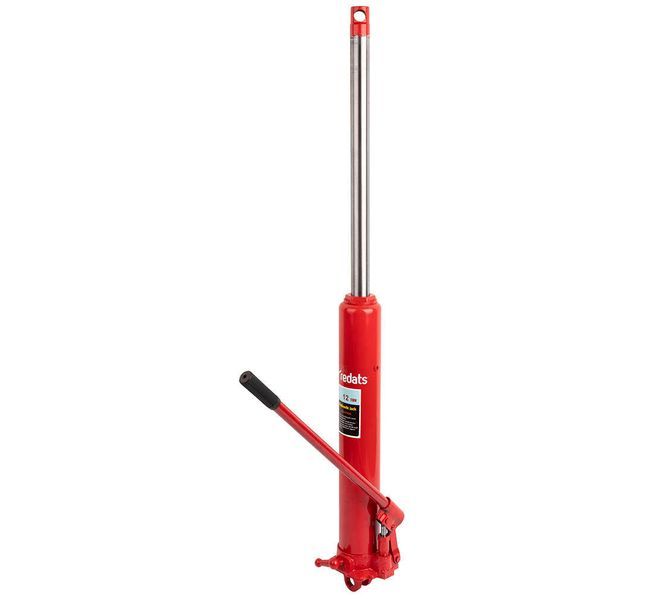 Крик хидравличен с единичен цилиндър 12т