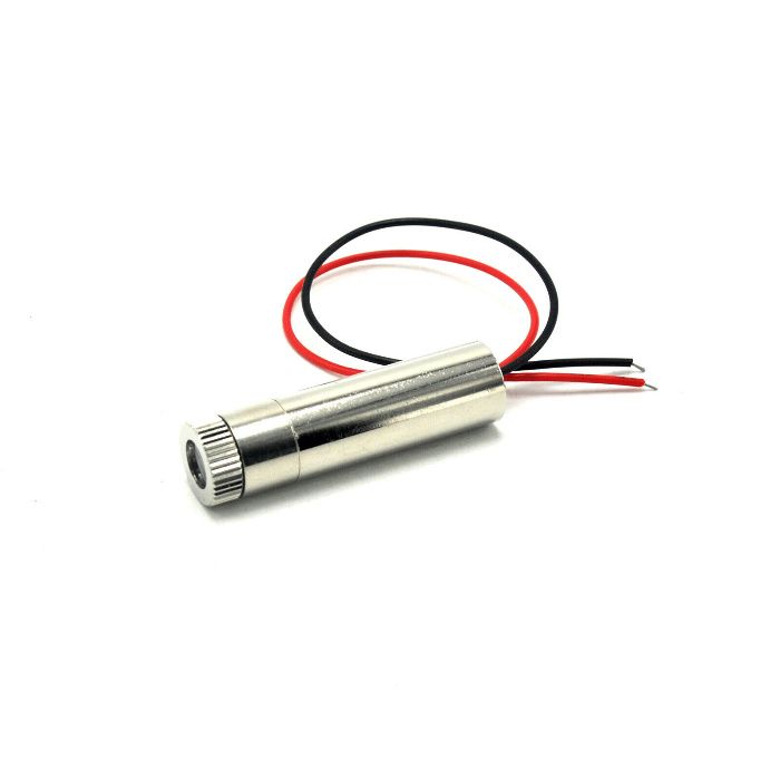 Laser dioda in linie, cruce punct 650nm 5mW 12x35mm 3-5V Nou
