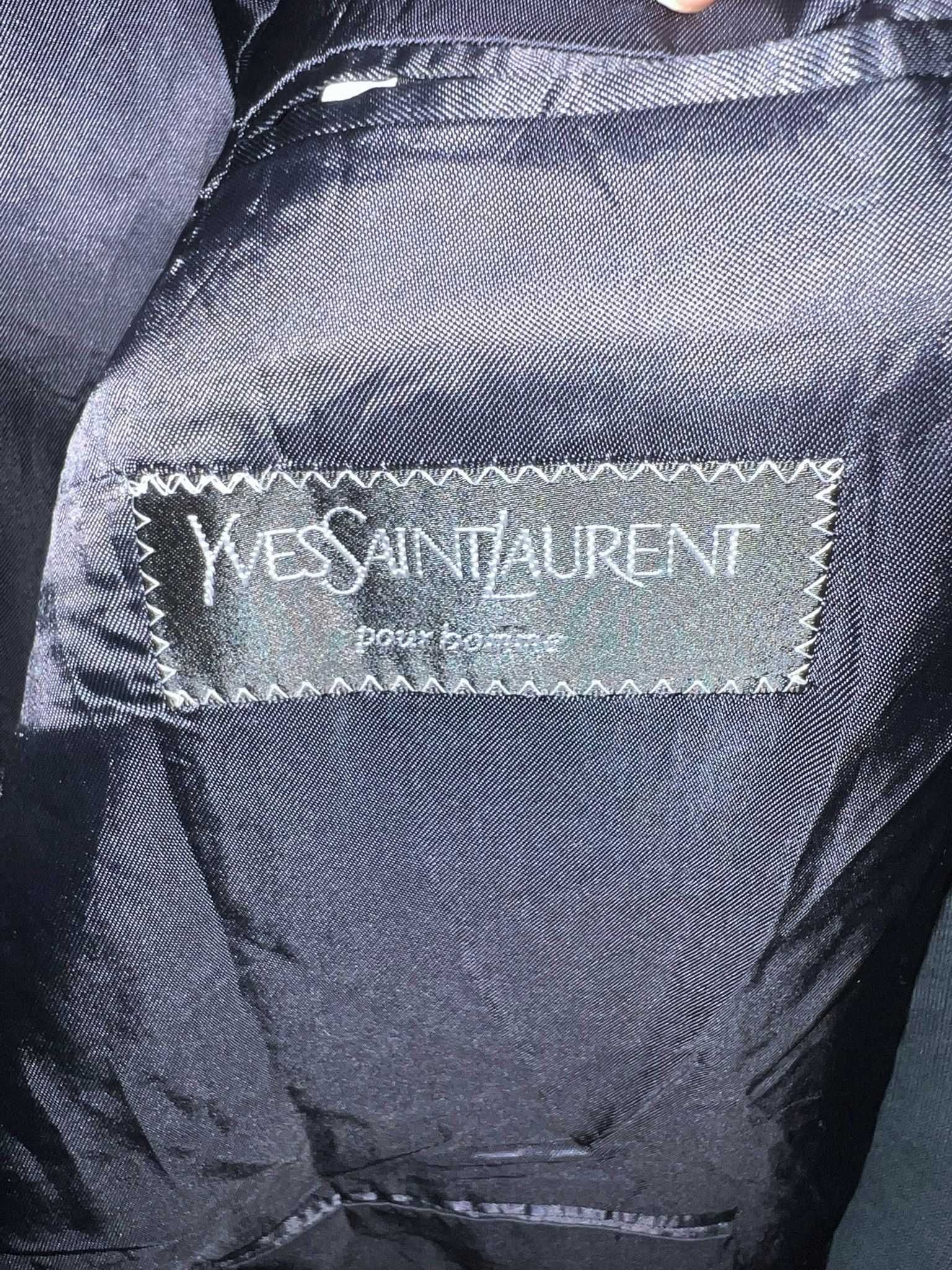 Sacou Yves Saint Laurent negru barbati