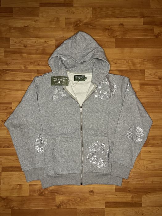 Hanorace Denim Tears Swarovski Diferite Modele ( Roz , Negru , Gri)