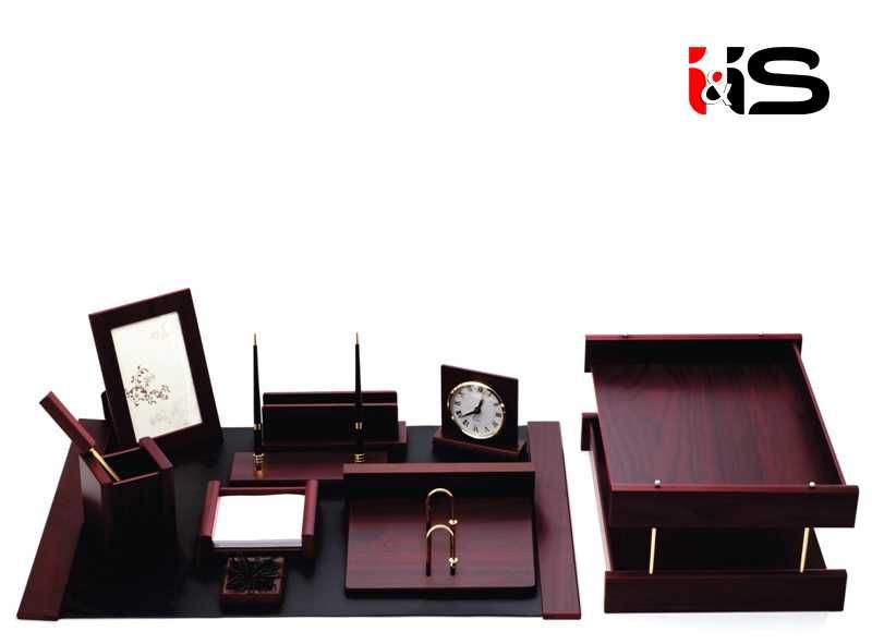 Настольный набор "Bestar" (11предм./цв.махагон)