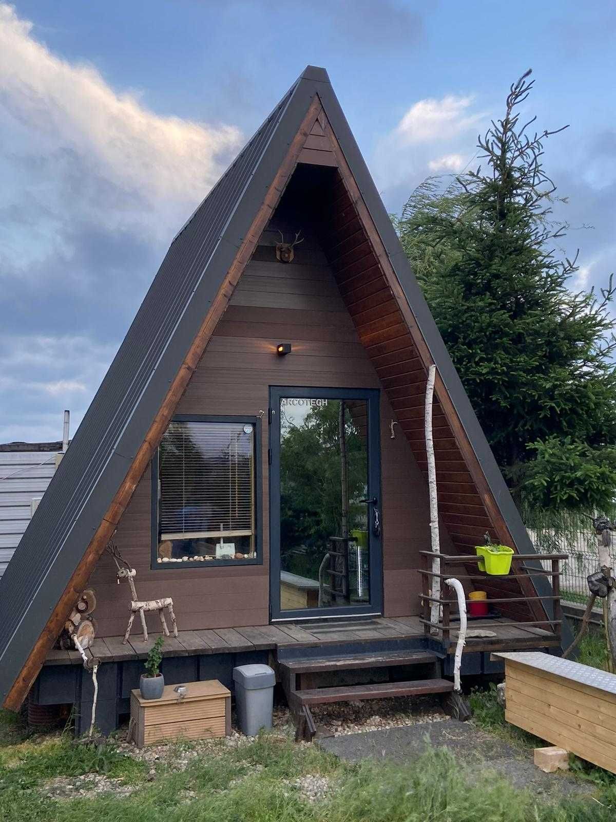 Cabane stil A-Frame, Foisoare, Terase si case din structura de lemn