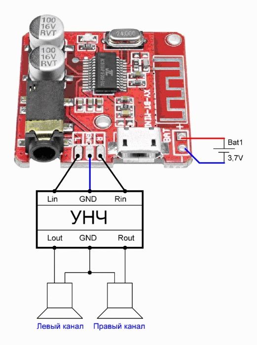 Мини-аудио плеер Bluetooth 4.1