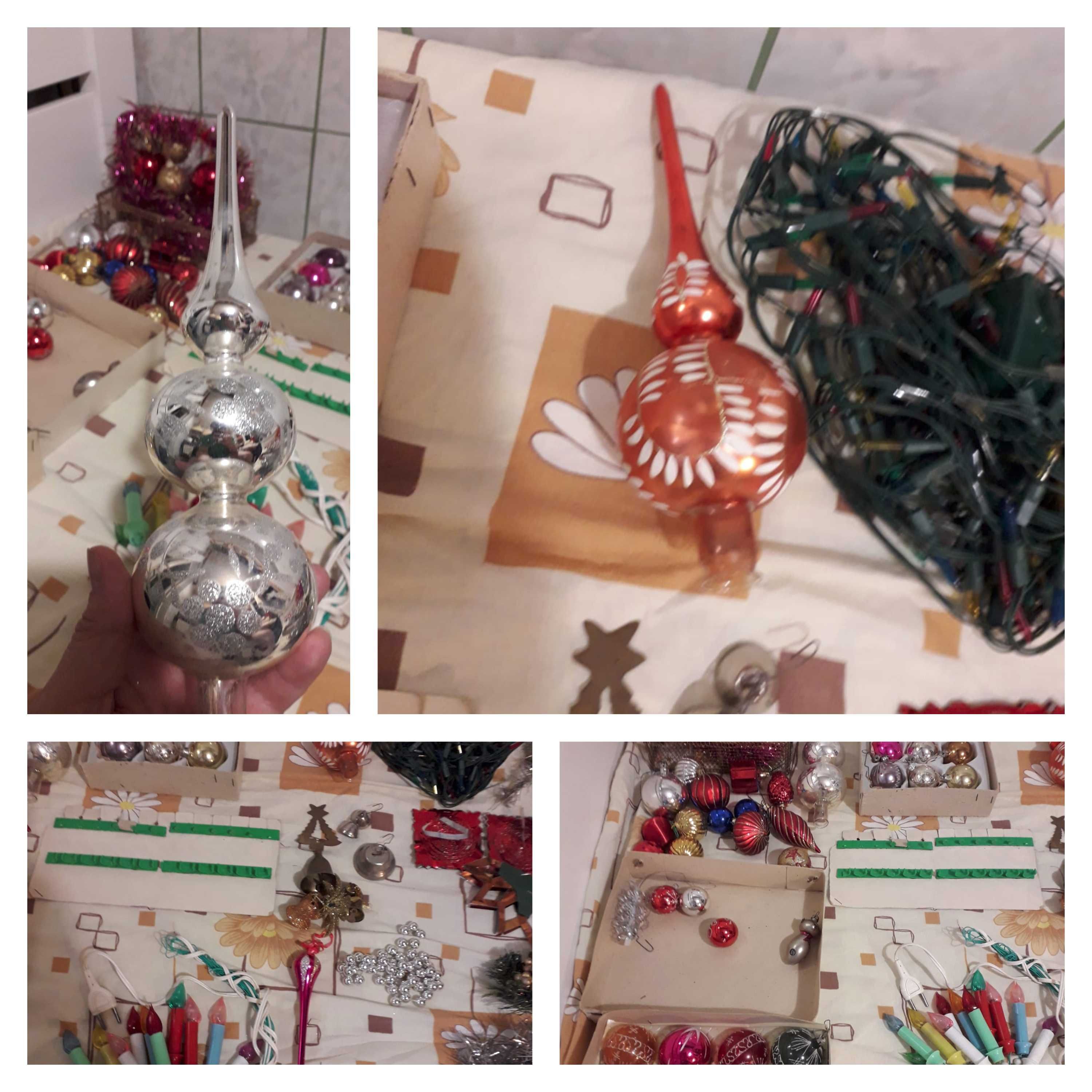 Set Ornamente de Crăciun Vintage + Instalație Retro - Anii '80-'90
