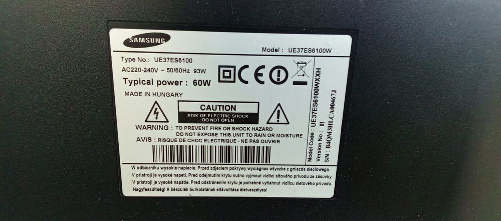 Televizor Samsung și Panasonic pentru piese