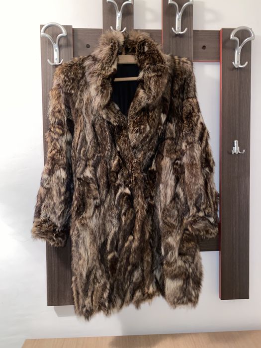 Палто естествен косъм