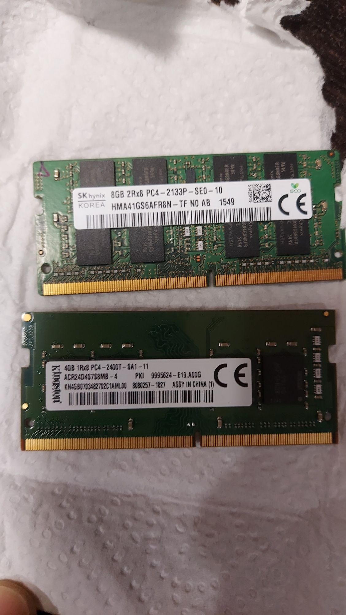 Memorii RAM laptop si intel ssd 660P 512GB