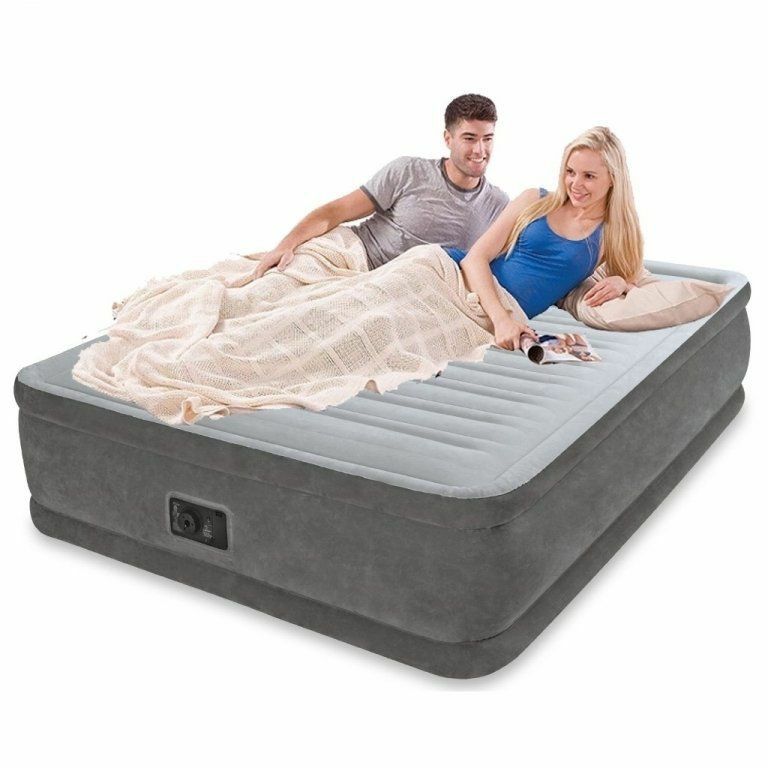 Кровать надувной-203x152x33 см. Intex-64768. Доставка бесплатно