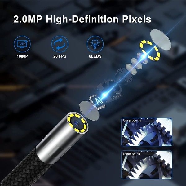 Ralcam Артикулиращ ендоскоп за iPhone, бороскопска инспекционна камера