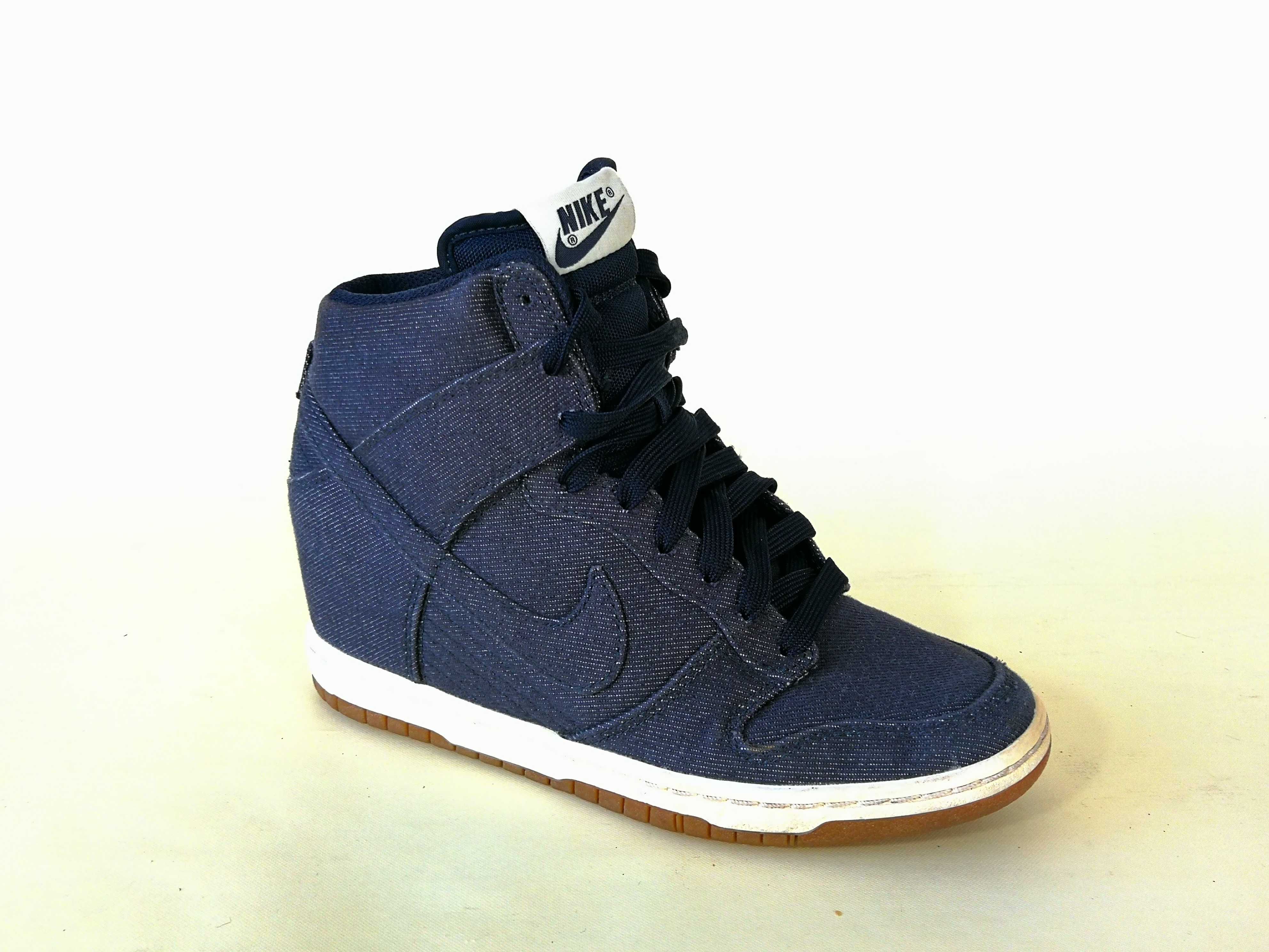 Ghete inalte toc ascuns dama  36 37 NIKE AIR Force Blug  Ca   NOI