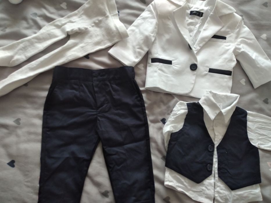 Vand costum botez bebe 0 3 luni