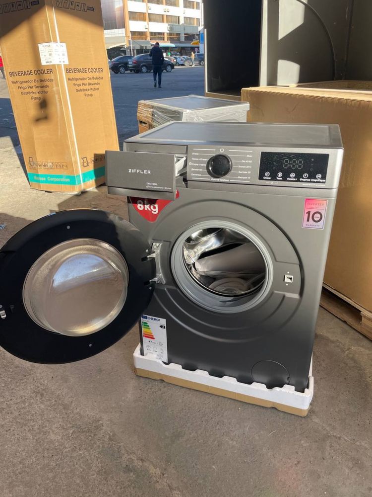 Стиральная машина ZIFFLER 8kg inverter +доставка