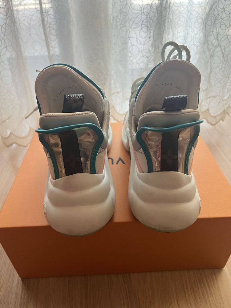Louis Vuitton  Archlight Sneakers Green/White Leather LV
