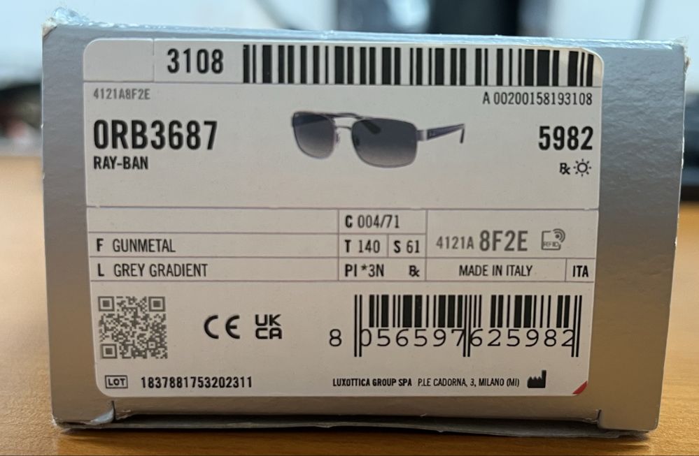 Мъжки слънчеви очила Ray Ban
