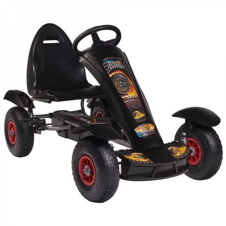 Kart cu pedale pentru varsta 4-9 ani Negru