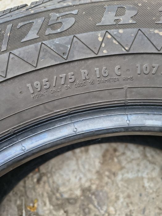 Vînd cauciucuri 195/75/16 C continental dot 2024 AllSeason