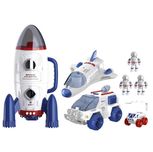 Set Cosmic de Explorare 5 in 1, Racheta, Rover si Naveta Spatiala