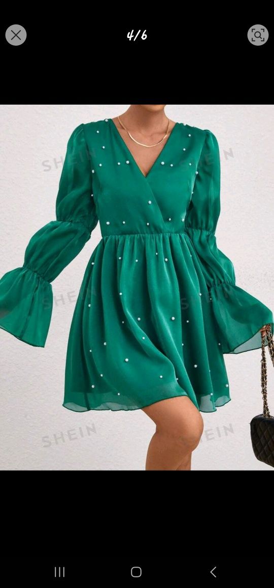 Rochie verde noua marimea S