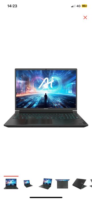 RTX 4060 Игровой Ноутбук Gigabyte g6x 2024